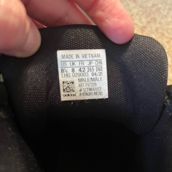 Adidas Hoops 2.0 mens sneakers size 8.5 - Picture 3 of 5